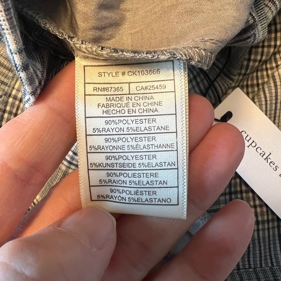 cupcakes and cashmere Women's Lindley Paper Bag High Waisted Trouser. Sz 4 NWT - Picture 4 of 11